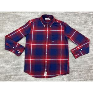 Abercrombie Shirt‎ Kids Girls 13/14 Long Sleeve Plaid Flannel A&F